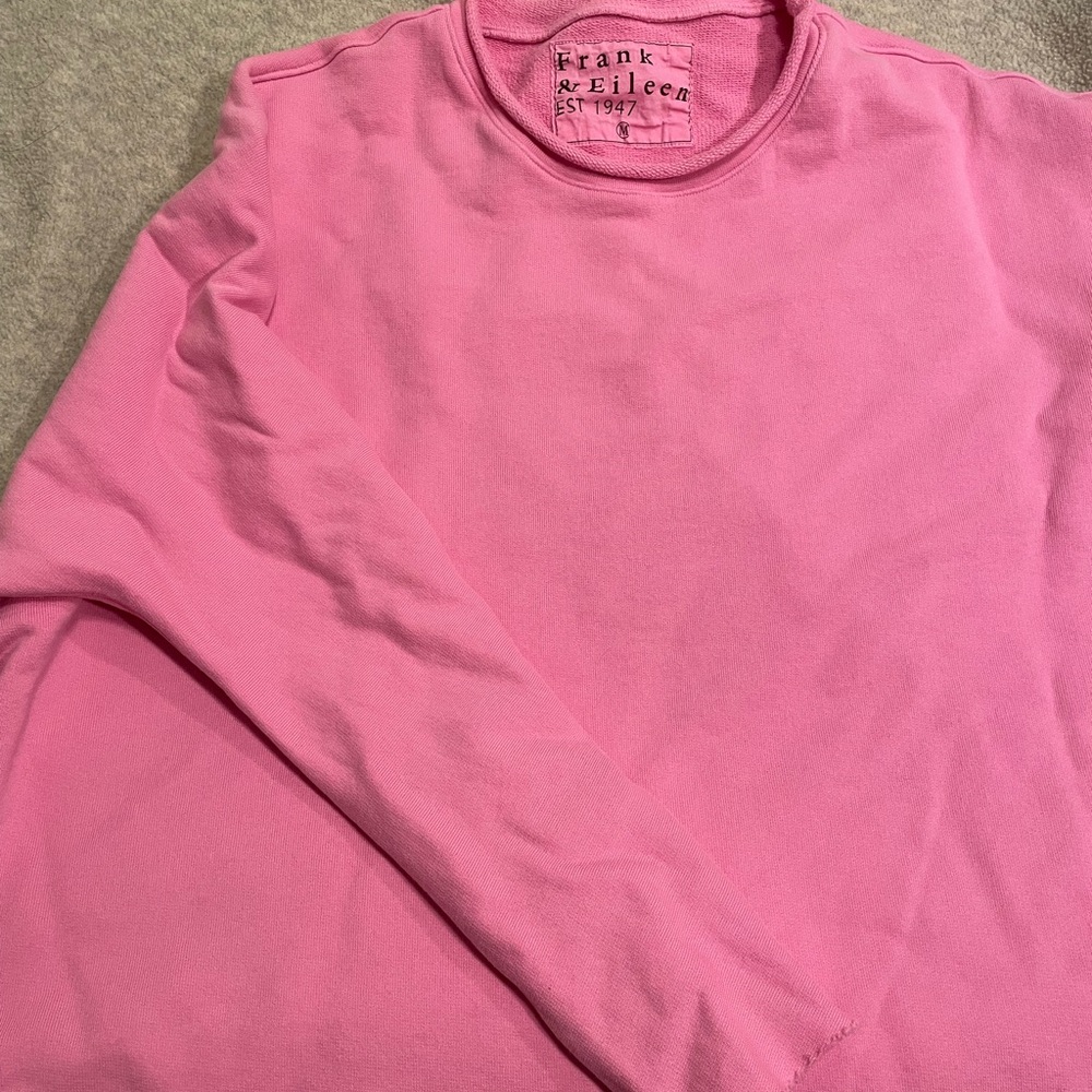 Frank and Eileen Pink Long Sleeve Sweatshirt women’s m - Picture 9 of 9